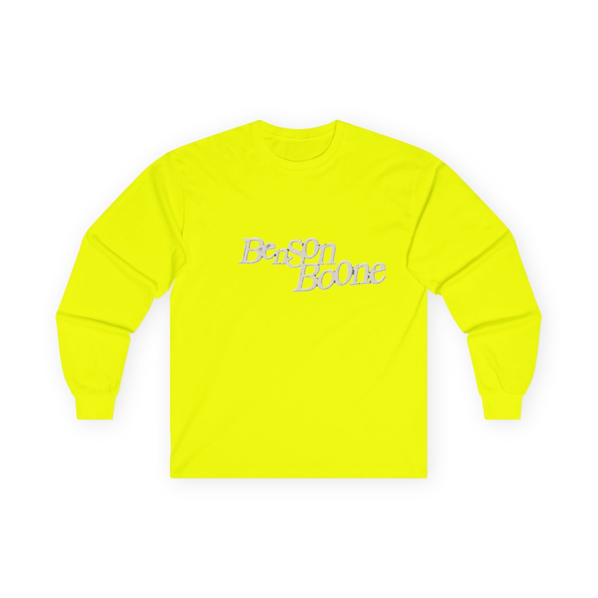 Benson Boone Merch Long Sleeve Classic Logo Long Sleeve Long Sleeve Hooded Pullovers - alternate angle 5, merchandise