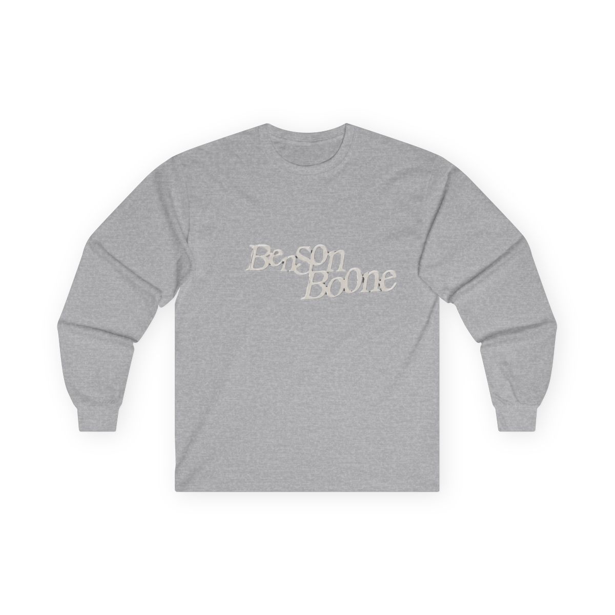 Benson Boone Merch Long Sleeve Classic Logo Long Sleeve Long Sleeve Hooded Pullovers - Official Hoodies merchandise