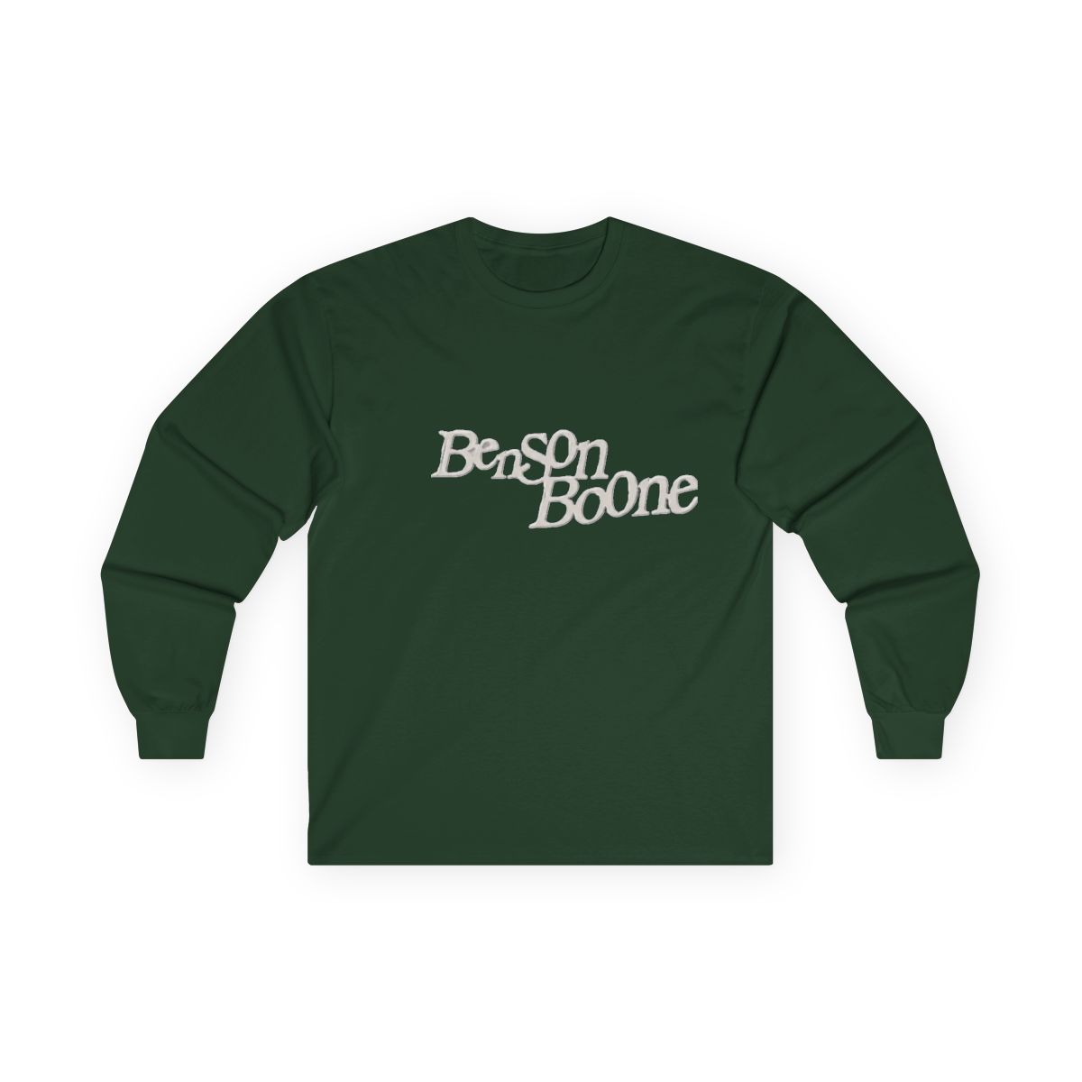 Benson Boone Merch Long Sleeve Classic Logo Long Sleeve Long Sleeve Hooded Pullovers
