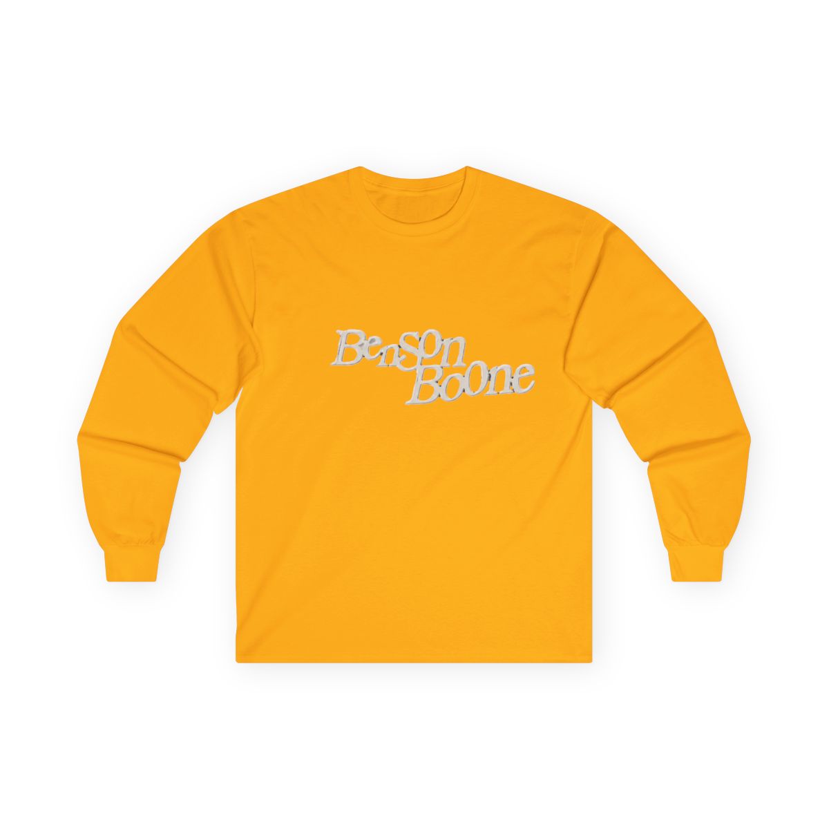 Benson Boone Merch Long Sleeve Classic Logo Long Sleeve Long Sleeve Hooded Pullovers - alternate angle 2, merchandise