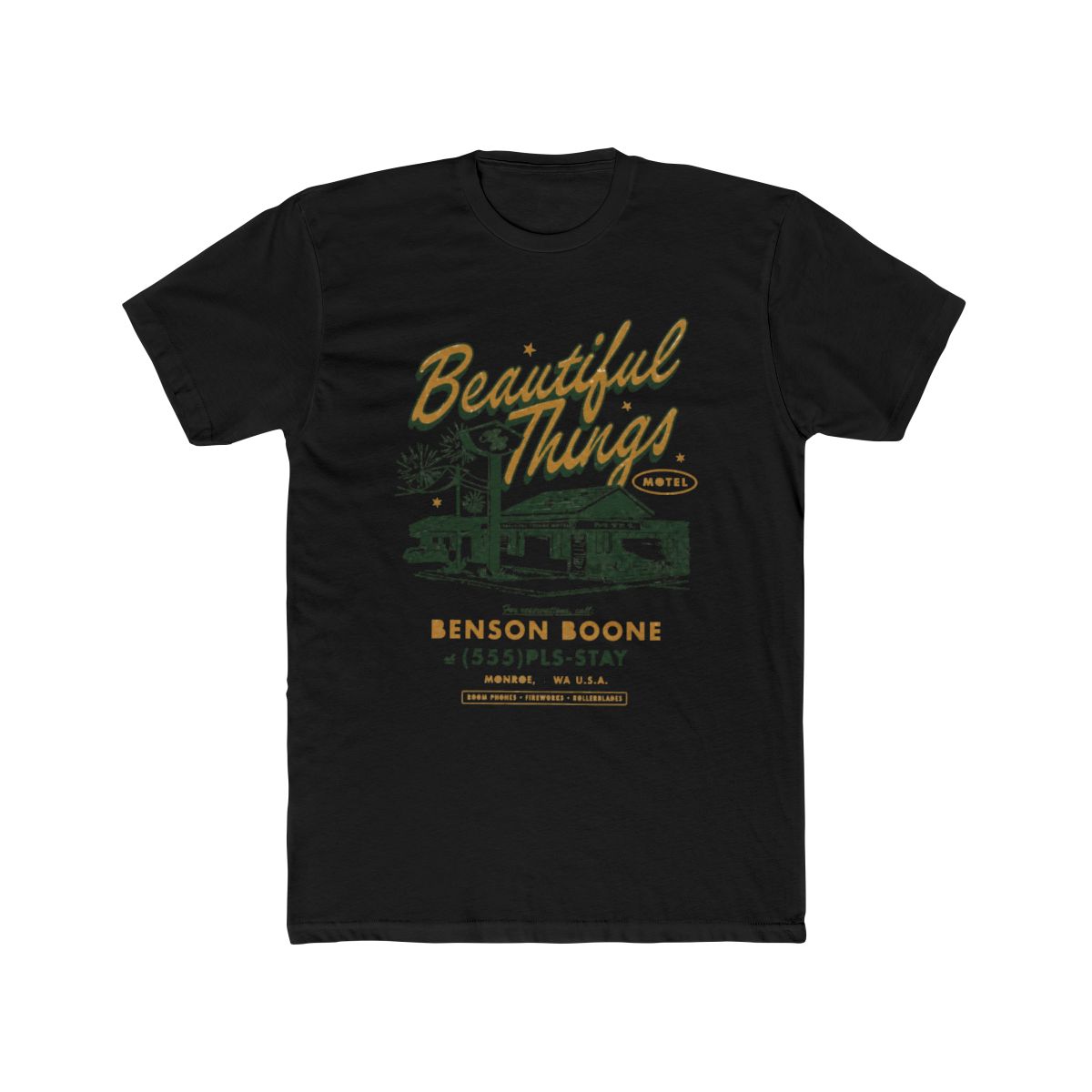 Benson Boone Beautiful Things Motel Tee - alternate angle 3, merchandise