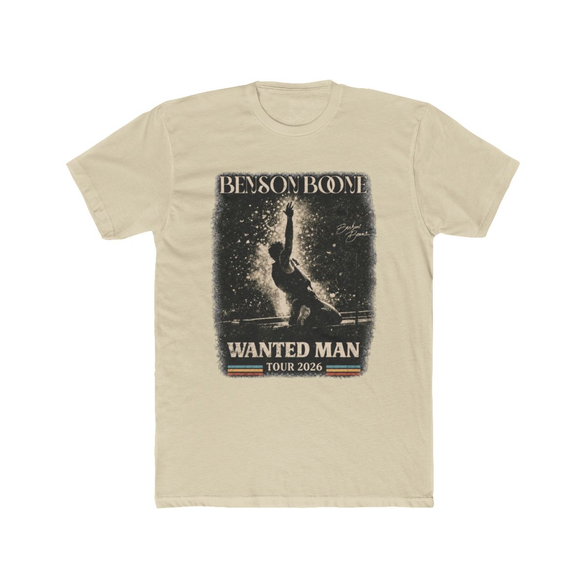 Benson Boone Wanted Man Tour 2026 Shirt, Vintage 90s Bootleg Graphic Tee, Retro Artist Concert Merch, Indie Pop Fan Gift T Shirt | Taste Beauty - alternate angle 5, merchandise