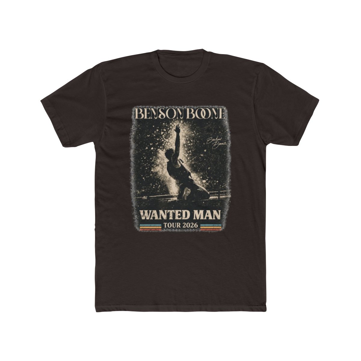 Benson Boone Wanted Man Tour 2026 Shirt, Vintage 90s Bootleg Graphic Tee, Retro Artist Concert Merch, Indie Pop Fan Gift T Shirt | Taste Beauty - alternate angle 3, merchandise
