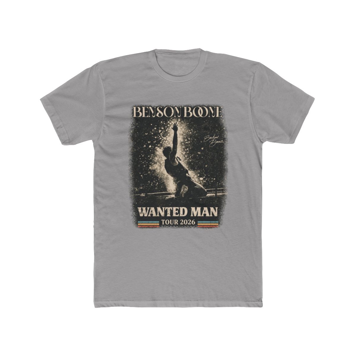 Benson Boone Wanted Man Tour 2026 Shirt, Vintage 90s Bootleg Graphic Tee, Retro Artist Concert Merch, Indie Pop Fan Gift T Shirt | Taste Beauty - alternate angle 2, merchandise