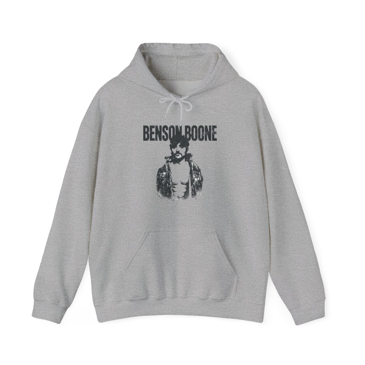Wanted Man Ash Grey Hoodie | Benson Boone - Official Hoodies merchandise