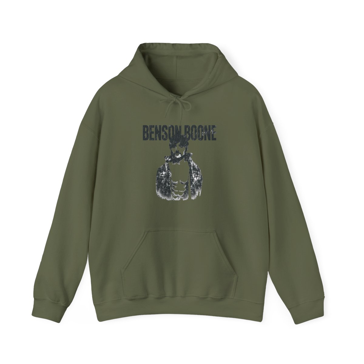 Wanted Man Ash Grey Hoodie | Benson Boone - alternate angle 5, merchandise