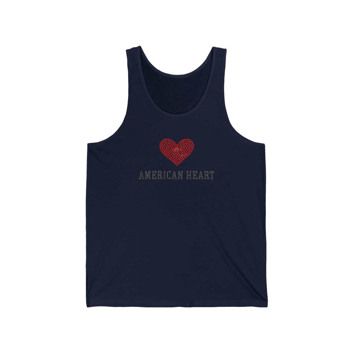 American Heart Rhinestone Tank | Benson Boone - alternate angle 2, merchandise