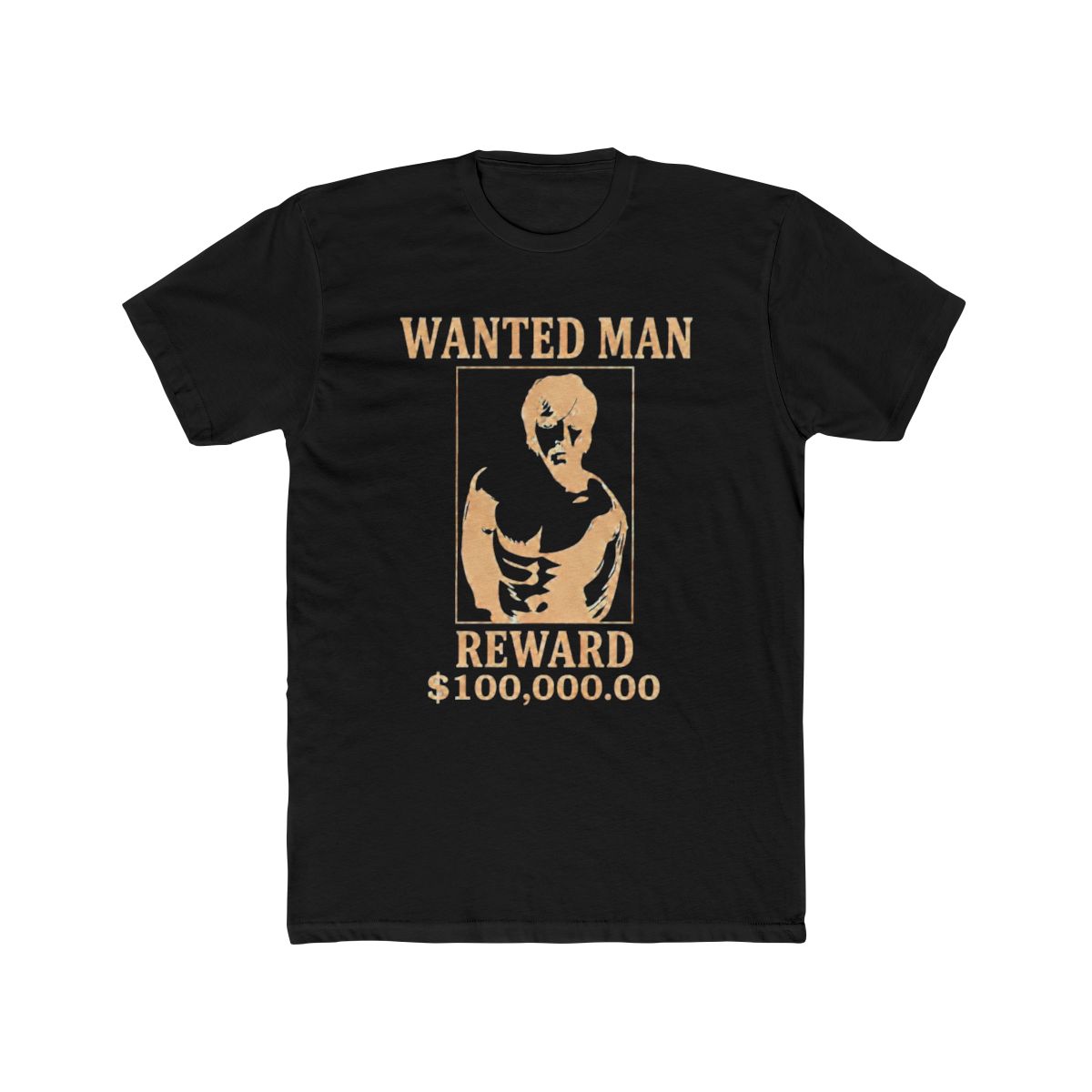 Benson Boone Wanted Man World Tour 2026 Merch Official Trailer Exclusive Wanted Man Artwork Acid Washed T Shirt - MerchReport - alternate angle 3, merchandise