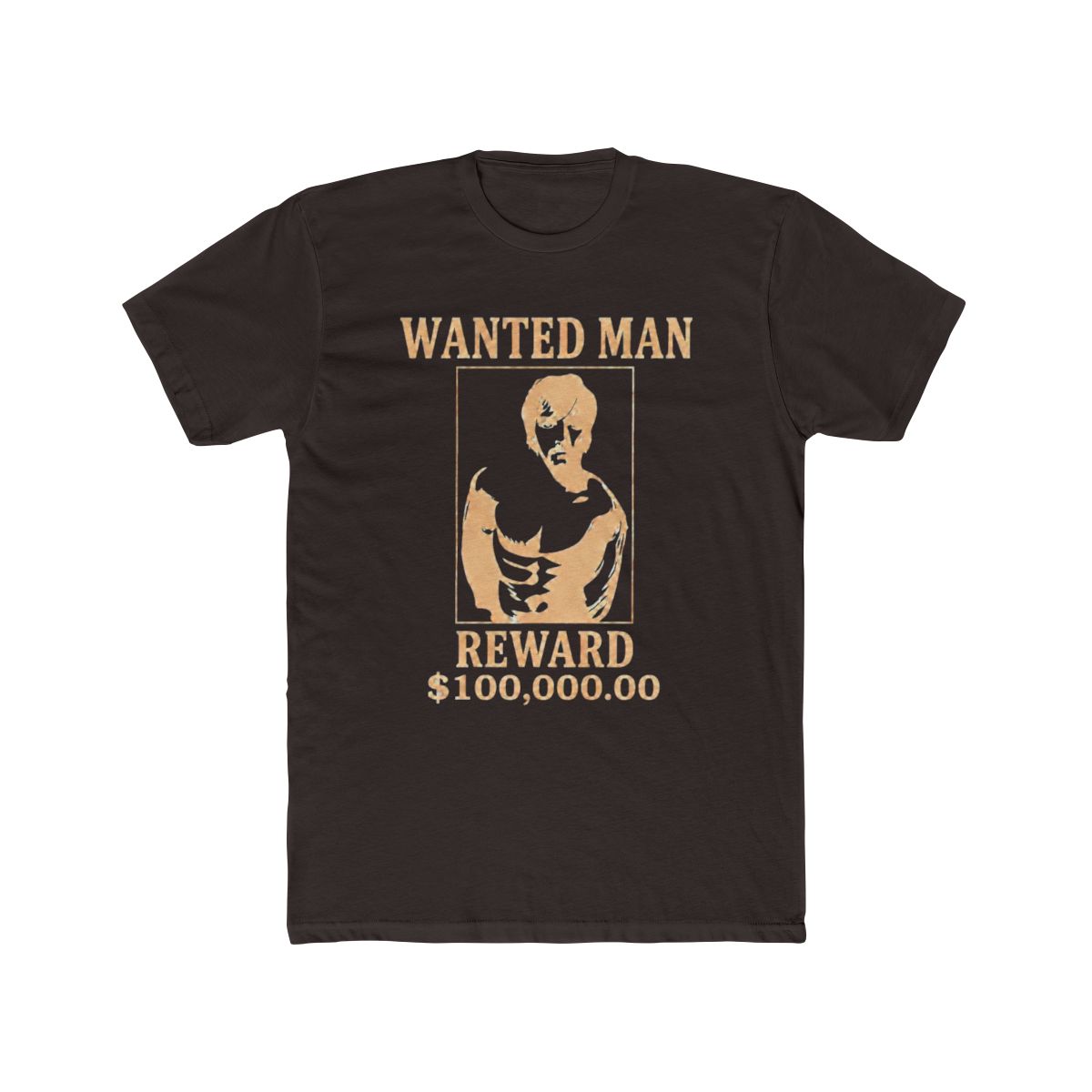 Benson Boone Wanted Man World Tour 2026 Merch Official Trailer Exclusive Wanted Man Artwork Acid Washed T Shirt - MerchReport - alternate angle 2, merchandise