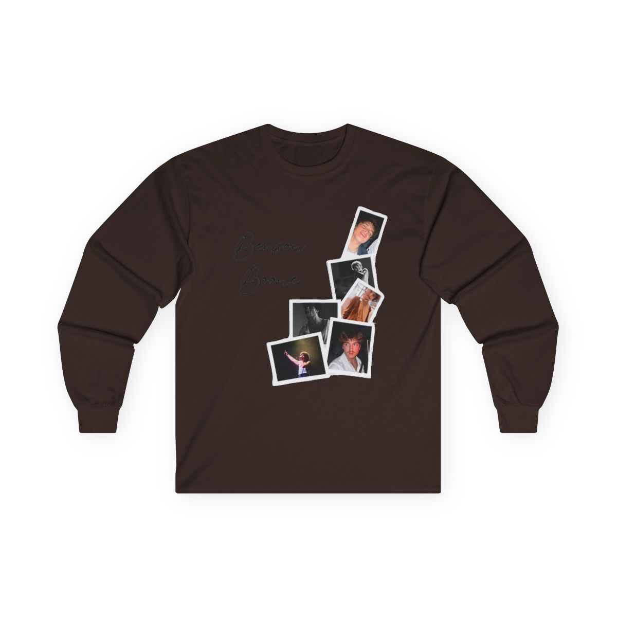 Benson Boone Merch Photo Album Long Sleeve Fashion Country Men Women Pullover Long Sleeve - alternate angle 4, merchandise