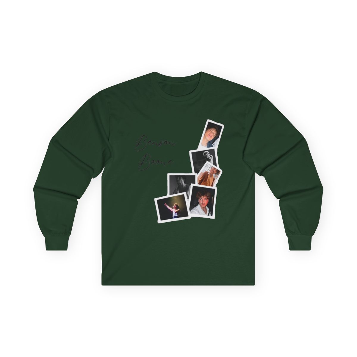 Benson Boone Merch Photo Album Long Sleeve Fashion Country Men Women Pullover Long Sleeve