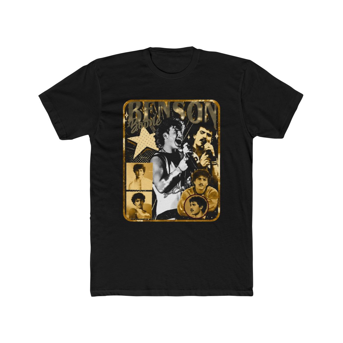 Benson Boone Retro Collage Merch Music Fan Apparel Gift T Shirt - alternate angle 3, merchandise
