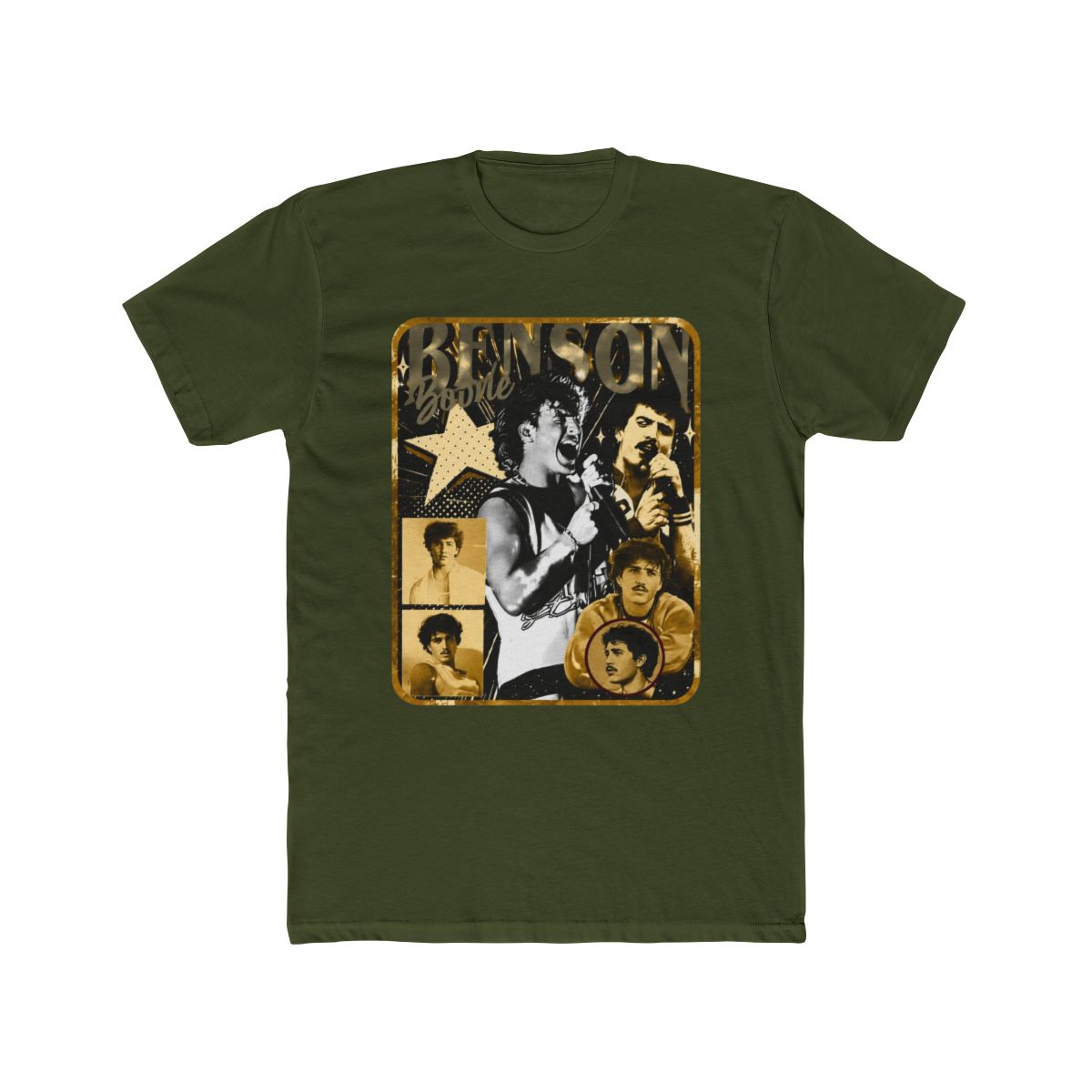 Benson Boone Retro Collage Merch Music Fan Apparel Gift T Shirt - alternate angle 5, merchandise