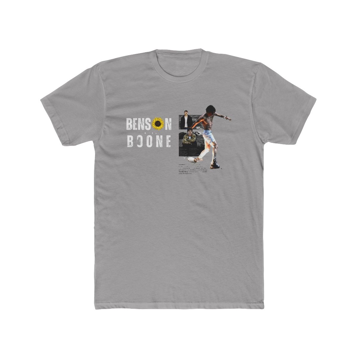 Benson Boone Fireworks And Rollerblades Album T Shirt - alternate angle 2, merchandise